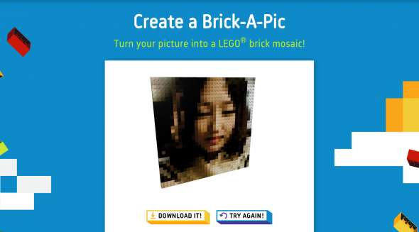 Brickapic   Turn your pic into a LEGO® brick mosaic
